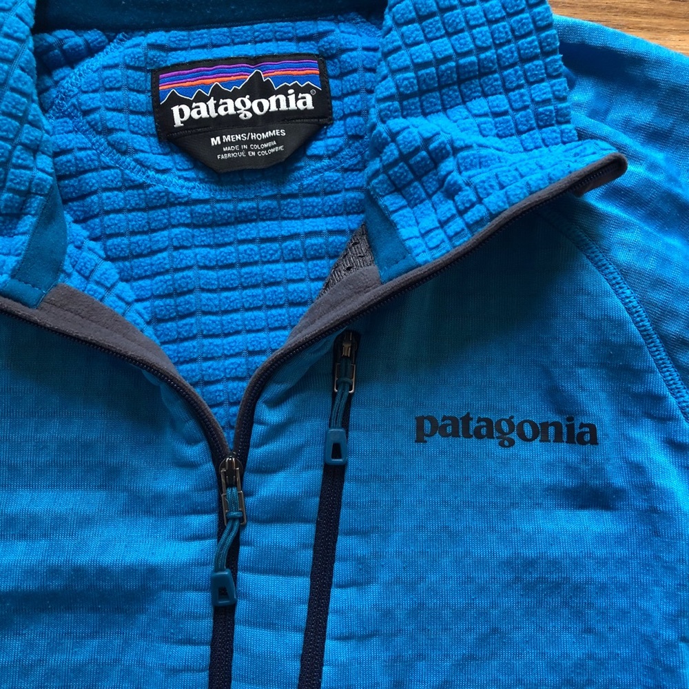 Patagonia R1 half quarter zip pullover fleece